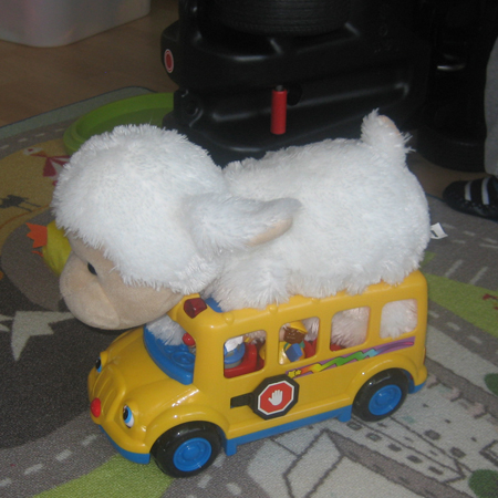 Lammbert åker buss